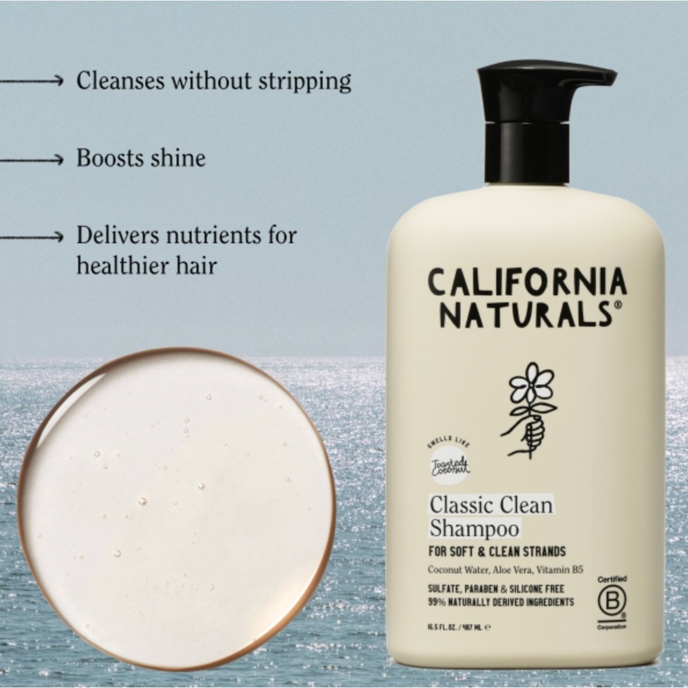 California Naturals Classic Clean‎ Conditioner Toasted Coconut 20oz Vitamin B5